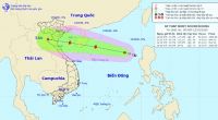 Diễn biến mới của áp thấp nhiệt đới sắp mạnh thành bão trên Biển Đông